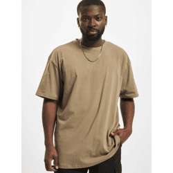 bequemes URBAN CLASSICS Herren T-Shirt Oversize 240 g/m² mit Baumwolle Khaki