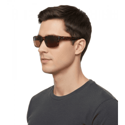Champion Sonnenbrille Herren Freizeit-Brille polarisiert Urlaubs-Brille mit leicht Transparentem Rahmen CU514603 Braun