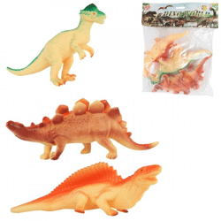 Dino World dinosaurus 27 cm 3 stuks