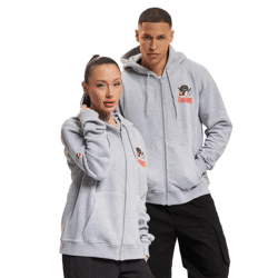 European League Of Football Helvetic Guards 1 Zip Hoodies grau meliert