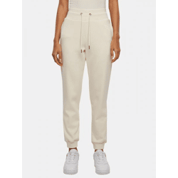lässige Urban Classics Damen Hose Stretch Kordelzug Taschen mit Baumwolle Ecru-Weiß