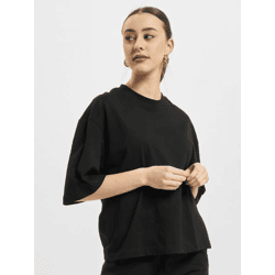 lässiges URBAN CLASSICS Damen T-Shirt Oversize 180 g/m² mit Baumwolle Schwarz