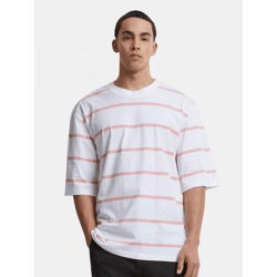 lässiges Urban Classics Herren T-Shirt Oversize 180 g/m² mit Baumwolle Weiß
