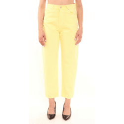 LTB Shena Damen Jeans modische 7/8-Hose im 5-Pocket-Style Loose-Fit 81562566 Gelb