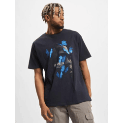 modernes Mister Tee Herren T-Shirt 240 g/m² mit Baumwolle Navy