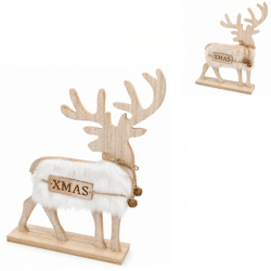 Noor Living Rentier XMAS Holz 31,5 cm 2er-Set, sortiert