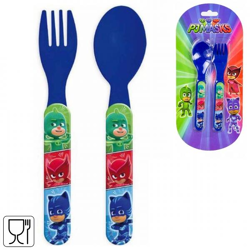PJ Masks Cutlery Set, 13 cm, Set of 2