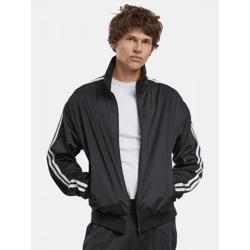 stylische Urban Classics Herren Jacke Reißverschluss Taschen Schwarz