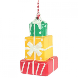 Wilko Christmas hanger gifts 11 cm 4 pcs.