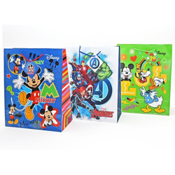 Disney gift bag large - 4 assorted - 33 cm