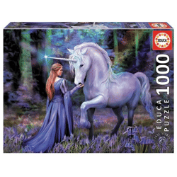 Educa Puzzle 9218494 - Bluebell woods - 1000 piece jigsaw puzzle