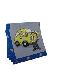 Polizei - 20 Servietten 3-lagig - 33 x 33 cm