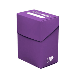 Purple Solid Color Deck Box
