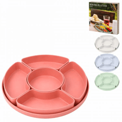 Tapas-Schalen aus Melamin, 29 cm, 6-teilig, 4 verschiedene Designs
