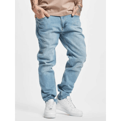 bequeme 2Y Premium Herren Jeans Skinny Fit Reißverschluss Taschen mit Baumwolle Blau