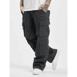 bequeme Brandit Herren Jeans Kordelzug Taschen mit Baumwolle Anthrazit