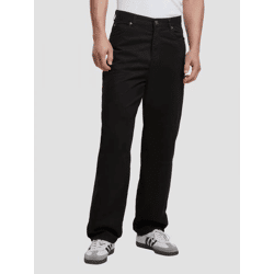 bequeme Urban Classics Herren Jeans Taschen Straight Fit mit Baumwolle Schwarz