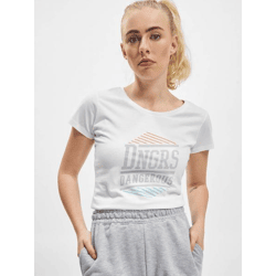 bequemes Dangerous DNGRS Damen T-Shirt mit Baumwolle Weiß