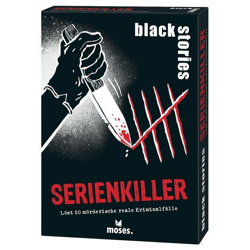 black stories Serienkiller - Löst 50 mörderische reale Kriminalfälle - Gesellschaftsspiel