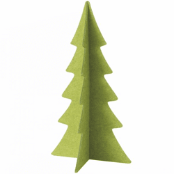 Boltze Weihnachtsbaum aus Filz, grün, 70 cm