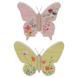 Decorative butterfly, 2/s, approx. 15x16cm