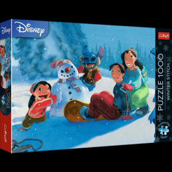 Disney Lilo & Stitch Winter - Premium Plus Puzzle 1000 Teile