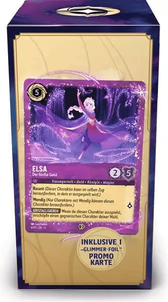 Disney Lorcana: Set 9 - Mythen - Spezial Geschenk-Set Elsa DE 