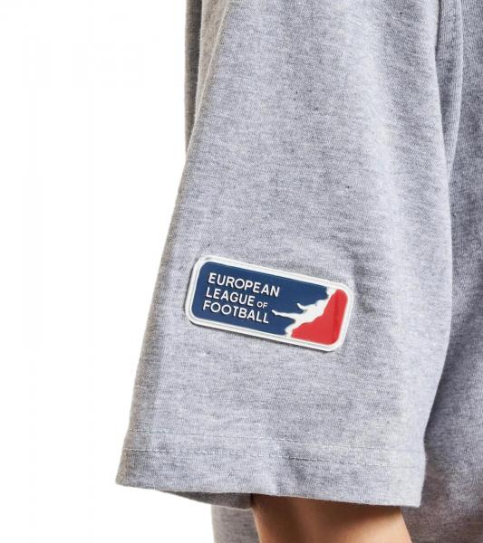 European League Of Football Helvetic Guards 3 T-Shirts grau meliert