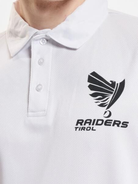 European League Of Football Raiders Tirol PoloShirts leuchtend wei&szlig;