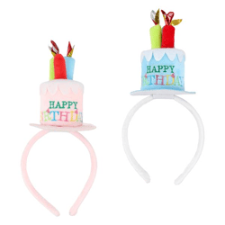 Haarreif Torte Happy Birthday, 2/s, ca. 27cmH