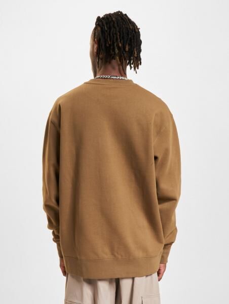 HUF Quality Crewneck Unisex Pullover schlamm