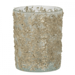 J-line Tealight Holder, Champagne, 12 cm