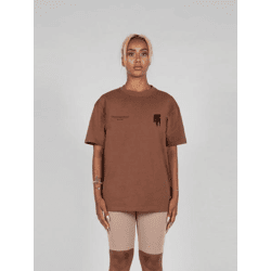 lässiges MJ Gonzales Damen T-Shirt Oversize 240 g/m² mit Baumwolle Braun