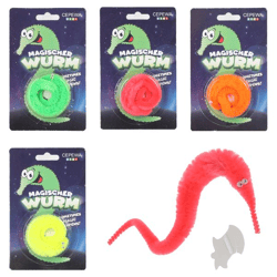 Magic worm , approx. 22cm , 4/ assorted