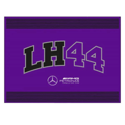 Mercedes-Benz AMG PETRONAS Flagge Lewis Hamilton 90x120cm Fan-Artikel Formel-1 Fahne 701222354 001 Violett