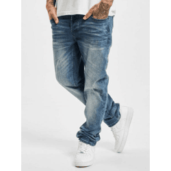 moderne Brandit Herren Jeans Stretch Taschen Straight Fit mit Baumwolle Blau