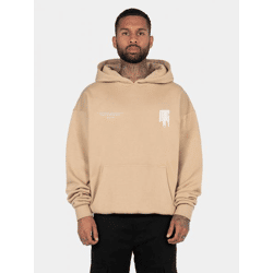 moderner MJ GONZALES Herren Hoodie Rippbündchen Kapuze 460 g/m² mit Baumwolle Beige