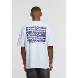 modernes DEF Herren T-Shirt Oversize mit Baumwolle Weiß