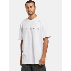 modernes Mister Tee Herren T-Shirt Oversize mit Baumwolle Weiß