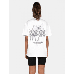 modernes MJ Gonzales Damen T-Shirt Oversize 240 g/m² mit Baumwolle Weiß