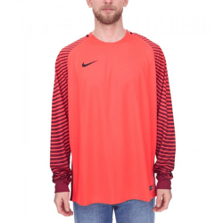 NIKE Gardien Longsleeve Herren Torwart-Trikot mit Dry-Fit Langarm-Shirt Fußball 725882-671 Rot/Schwarz