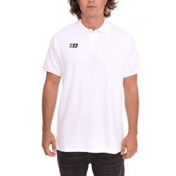 Outfitter OCEAN FABRICS Herren Polo-Hemd angenehmes Sommer-Shirt 1049-OTW-10 Weiß