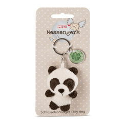 Panda 7cm Beanbag Schlüsselanhänger mit Anhänger 