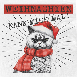 Servietten XMAS CAT, 20er Pack
