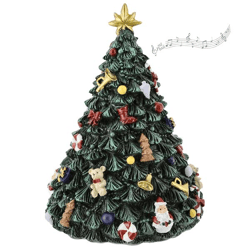 Music Box Christmas Tree, approx. 17 cm tall