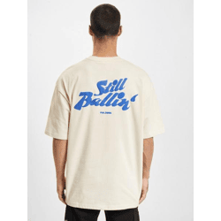 sportliches DEF Herren T-Shirt Oversize mit Baumwolle Beige