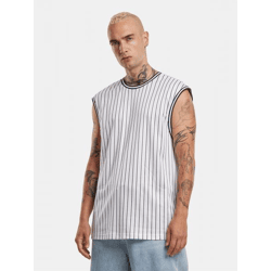 sportliches Urban Classics Herren T-Shirt Mesh 130 g/m² Weiß/Schwarz