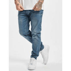 stylische 2Y Premium Herren Jeans Slim Fit Taschen mit Baumwolle Blau