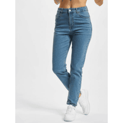 stylische Denim Project Damen Jeans Slim Fit Stretch Reißverschluss mit Baumwolle Blau