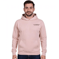 SUBLEVEL Herren Kapuzen-Pullover Baumwoll-Hoodie mit Eingriffstaschen Sweater H10014T21326A1 13300 Rosa